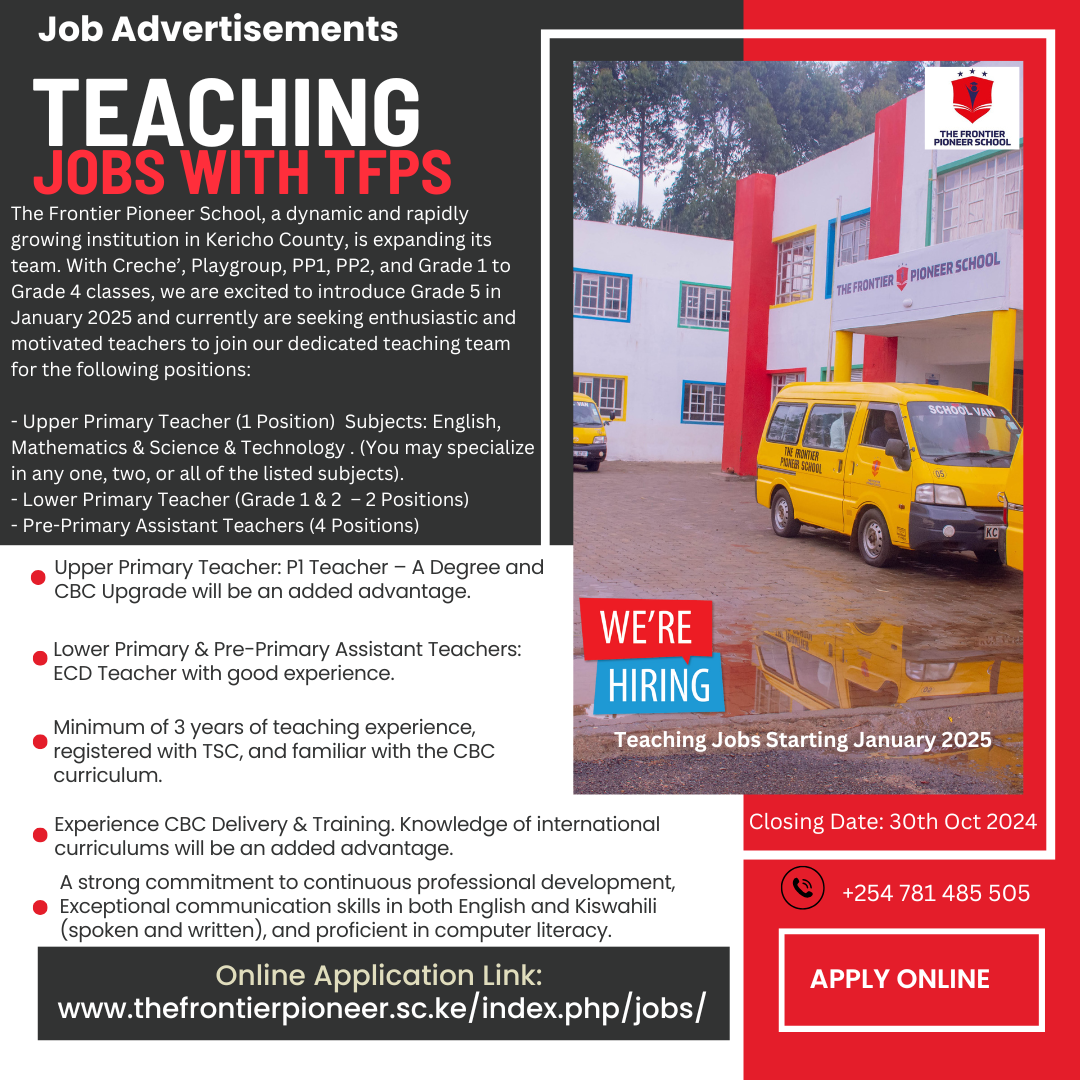 TFPS Job Adverts